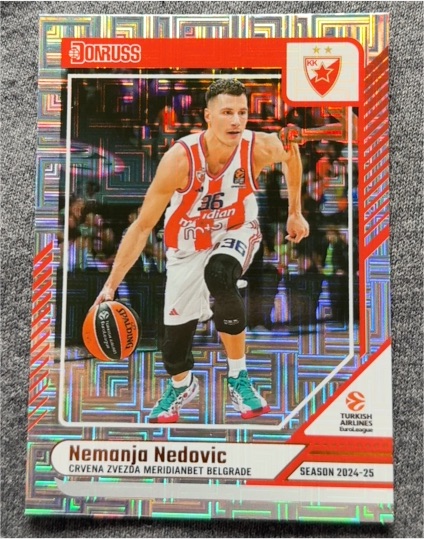 2024-25 Donruss Turkish Airlines EuroLeague #37 Nemanja Nedovic — front