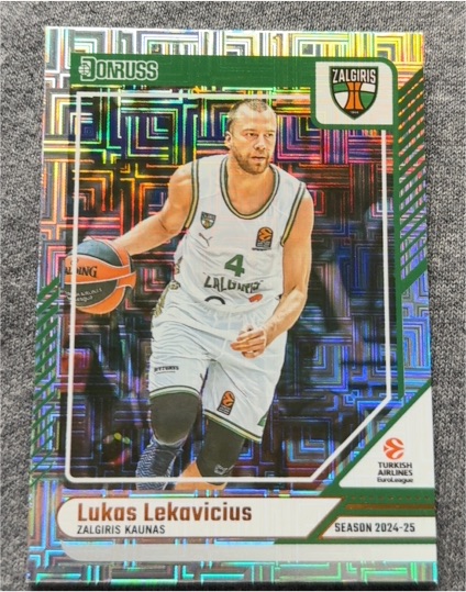 2024-25 Panini Donruss EuroLeague #94 Lukas Lekavicius — front