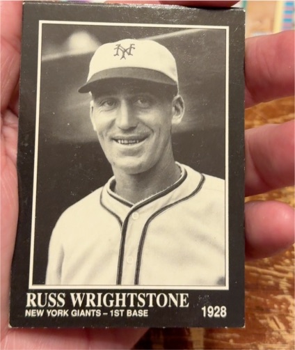 1991 The Sporting News Conlon Collection #238 Russ Wrightstone — front