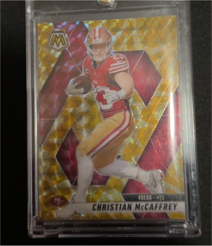 2025 Panini Mosaic #179 Christian McCaffrey — front