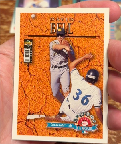 1996 Upper Deck Collector's Choice #656 David Bell — front