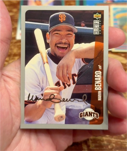1996 Upper Deck Collector's Choice #717 Marvin Benard — front