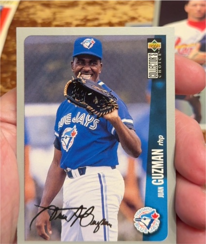 1996 Upper Deck Collector's Choice #745 Juan Guzman — front