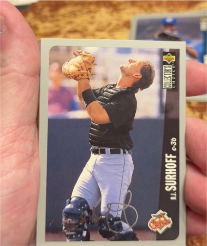 1996 Upper Deck Collector's Choice #469 B.J. Surhoff — front