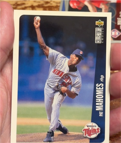 1996 Upper Deck Collector's Choice #606 Pat Mahomes — front