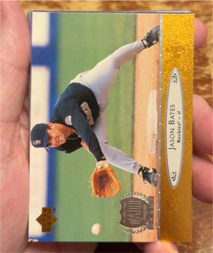 1996 Upper Deck #326 Jason Bates — front