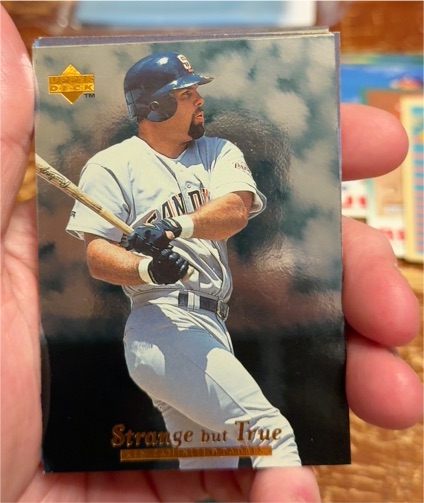 1996 Upper Deck #423 Ken Caminiti Strange but True — front