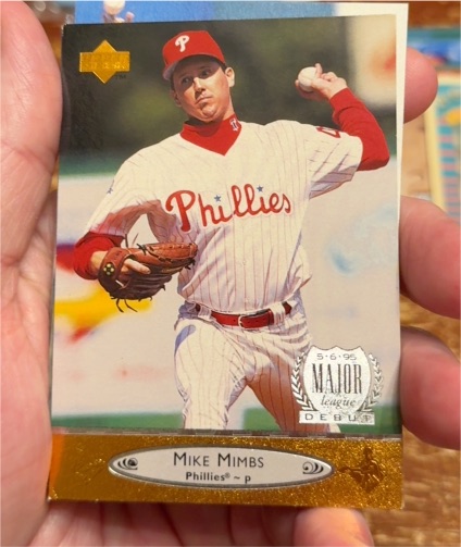 1996 Upper Deck #429 Mike Mimbs — front
