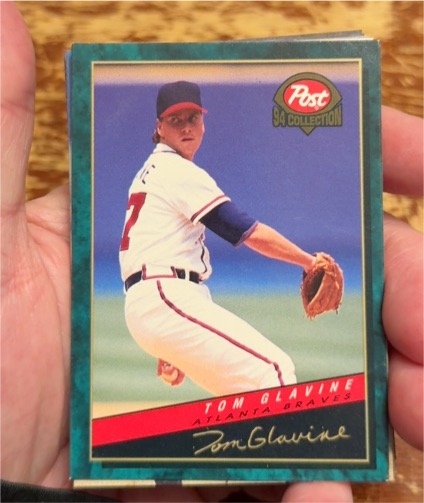 1994 Post Collection #16 Tom Glavine — front
