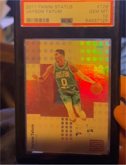 2017 Panini Status #128 Jayson Tatum — front
