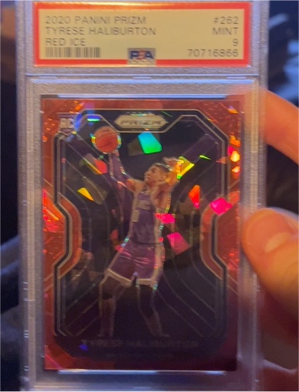 2020 Panini Prizm #262 Tyrese Haliburton — front