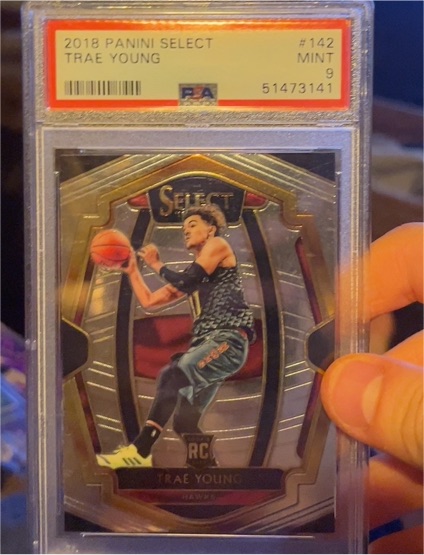 2018 Panini Select #142 Trae Young Rookie — front