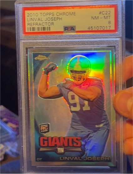 2010 Topps Chrome #C22 Linval Joseph — front