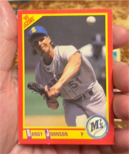 1990 Score #415 Randy Johnson — front