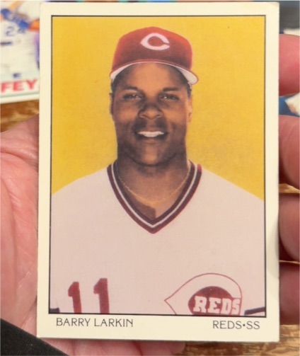 1990 Score #689 Barry Larkin — front