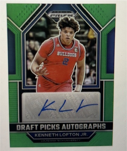 2022 Panini Prizm Draft Picks #DPA-KLJ Kenneth Lofton Jr. — front