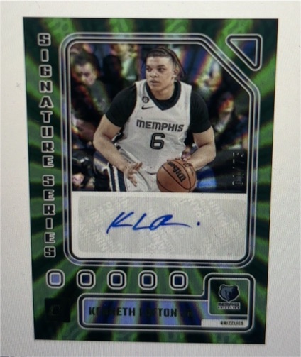 2023 Panini Donruss Signature Series #SS-KLJ Kenneth Lofton Jr. — front