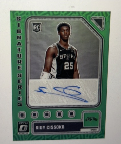 2023-24 Donruss Sidy Cissoko Signature Series RC Rookie Auto #SS-SID — front