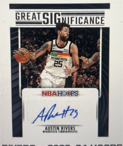 2023-24 Panini NBA Hoops #GS-ARS Austin Rivers Great Significance — front