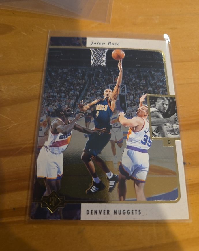 1995-96 Upper Deck SP #37 Jalen Rose — front