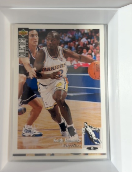 1993-94 Upper Deck #82 Keith Jennings Golden State Warriors — front