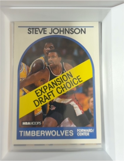 1989-90 NBA Hoops #324 Steve Johnson — front