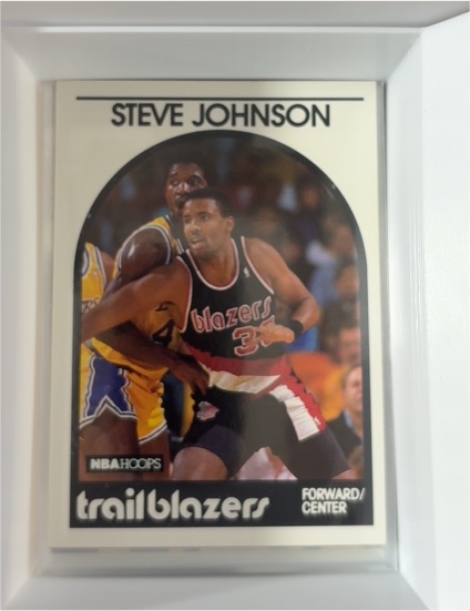 1989 NBA Hoops #132 Steve Johnson — front