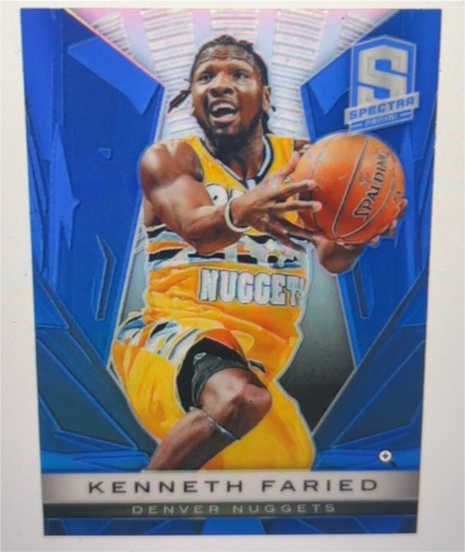 2013-14 Panini Spectra #37 Kenneth Faried — front