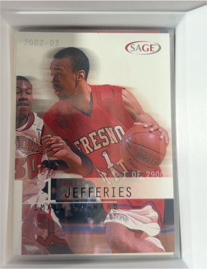 2002-03 SAGE #1 Chris Jefferies — front