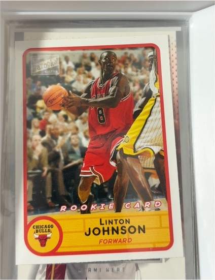 2003-04 Bazooka #271 Linton Johnson — front