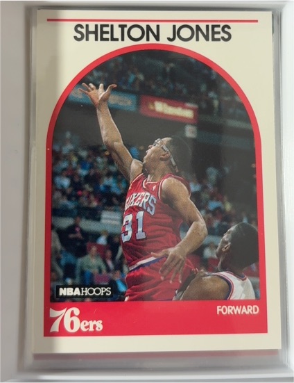 1989-90 NBA Hoops #51 Shelton Jones — front