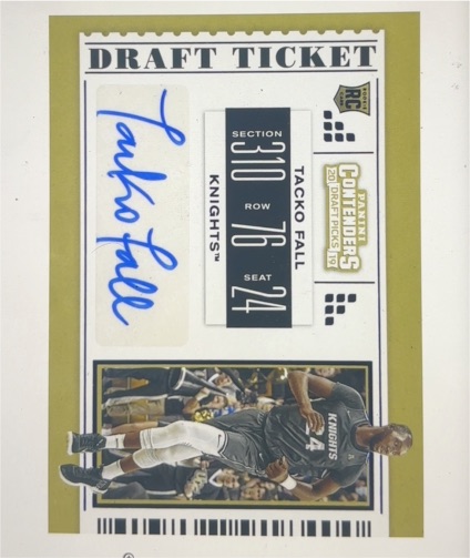 2019-20 Panini Contenders Draft Picks College Ticket #118 Tacko Fall — front