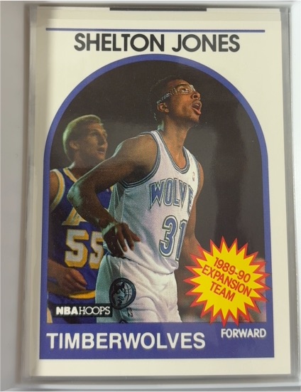 1989-90 NBA Hoops #306 Shelton Jones — front