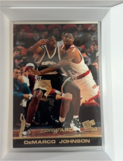 1998 Press Pass #30 DeMarco Johnson — front