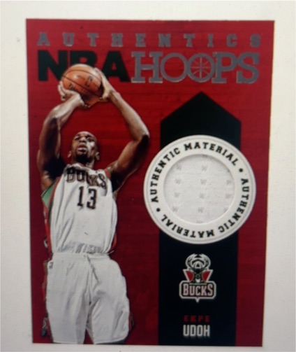 2013-14 Panini NBA Hoops Authentics #9 Ekpe Udoh — front