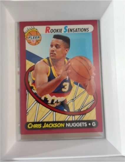 1991 Fleer Rookie Sensations #8 Chris Jackson — front