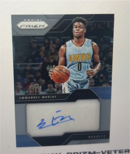 2015-16 Panini Prizm #30 Emmanuel Mudiay — front