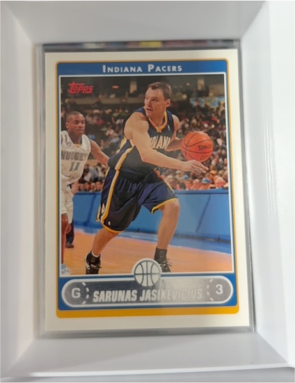 2006-07 Topps #80 Sarunas Jasikevicius — front