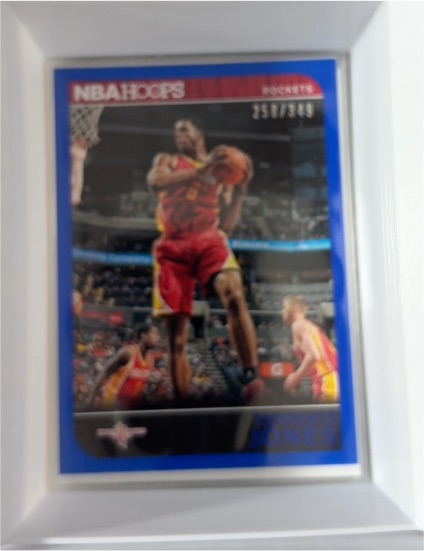 2023-24 Panini NBA Hoops #52 LeBron James Blue Parallel — front