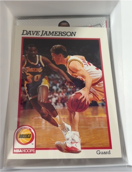 1991-92 NBA Hoops #370 Dave Jamerson — front