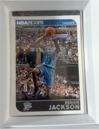2014-15 Panini NBA Hoops #242 Reggie Jackson — front