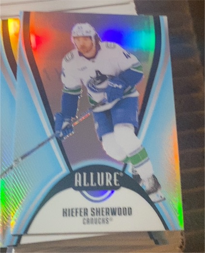 2025-26 Upper Deck Allure #54 Kiefer Sherwood — front