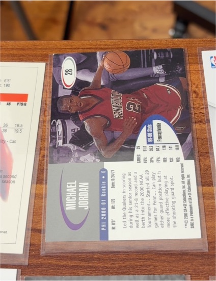 2000-01 Fleer #28 Michael Jordan — front
