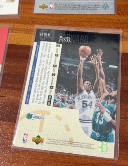 1996 Upper Deck SE Special Edition #SE108 Popeye Jones — front