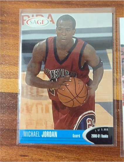 2000 Sage #28 Michael Jordan Rookie — front