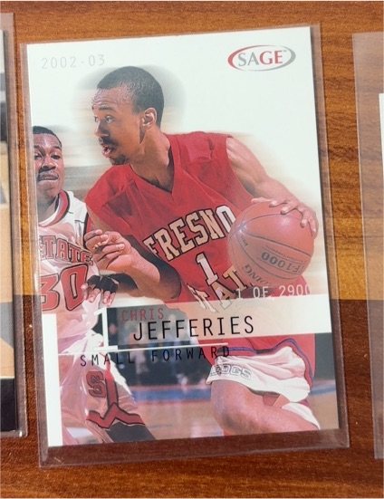 2002-03 SAGE #1 Chris Jefferies — front