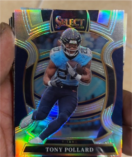 2025 Panini Select #25 Tony Pollard — front