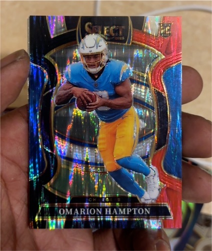 2025 Panini Select #2 Omarion Hampton — front