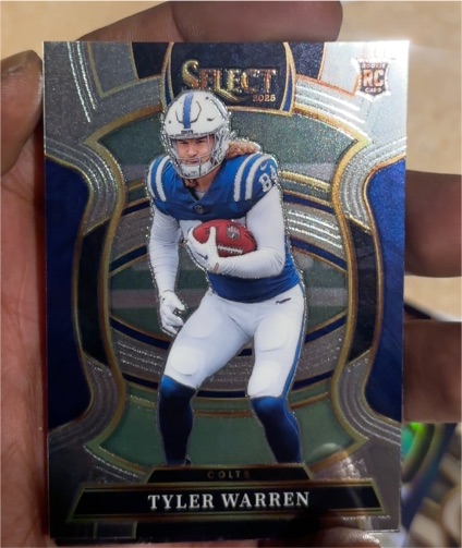 2025 Panini Select #33 Tyler Warren Concourse Rookie Card — front