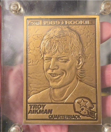 1989 Score #270 Troy Aikman Rookie Card — front